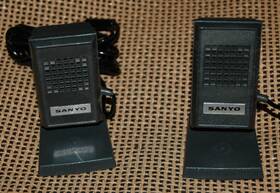 Hm-10 Sanyo Pair Of Tape Recorder Microphones