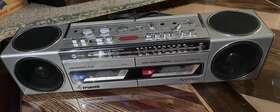 Sanyo Mws4000k Boombox/ Ghettoblaster Rare Vintage 4 Speaker / Dual Cassette 1985