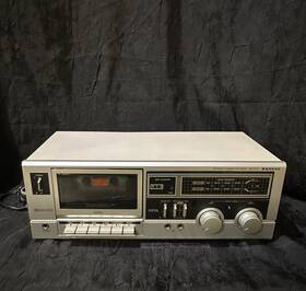 Rd-s17 Sanyo Rare Vintage Stereo Cassette Deck Silver Face- Tested And Works