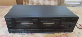Rd-w389 Sanyo Vintage Double Stereo Cassette Deck With Original Box Tested