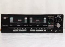 Rd-w660 Sanyo Rd W660 Double Stereo Cassette Deck -tested-works