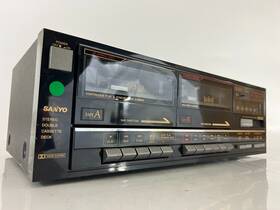 Rd-w690 Sanyo Dual Cassette Deck Tape Recorder Dolby Stereo Audio