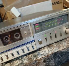 Rd-xm1 Sanyo Stereo Microcassette Deck / Otto Fisher /micro Cassette Read