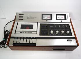 Rd-4450 Sanyo Rd4450 Cassette Deck Tape Silver Woodgrain Tabletop Vintage Parts Repair