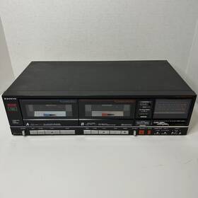 Ja760av Sanyo Rdw760 Dual Stereo Cassette Deck Player Rd W760 Vtg Untested For Ja760