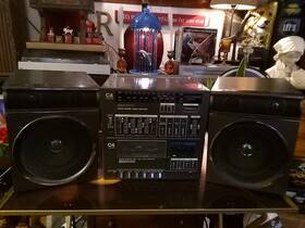 Sanyo-c4 Sanyo C4 Rare Vintage Boombox Cassette Deck Ghettoblaster Japan 1980s