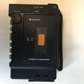 Trc-1200 Sanyo Portable Tape Cassette Recorder Rare Vintage As Is Untested
