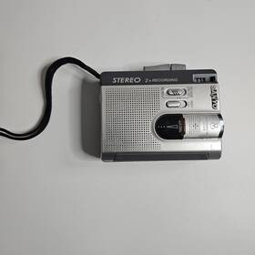 Trc-2050c Sanyo Stereo Voice Recorder 2x Recording Cassette Player