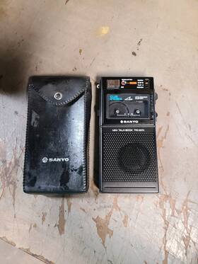 Trc-3570a Sanyo Vintage Trc-3570 Mini Cassette Recorder