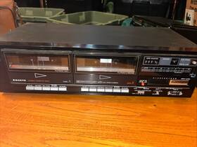 W566a Sanyo Rd Vintage Cassette Deck Untested No Cord