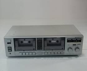 Wd22 Sanyo Rd W22 Stereo Double Cassette Player Tape Deck Tested/works
