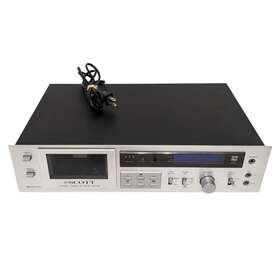 675dm Scott Vintage 1980 Stereo Cassette Deck Audiophile Hifi Silver Face - Mint