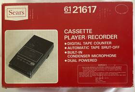 61-21617 Sears 21627 Vintage Cassette Player Recorder Counter Microphone For Parts