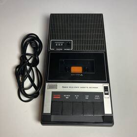 21651 Sears Vintage Solid State Cassette Tape Recorder 799 600 New Belt Working