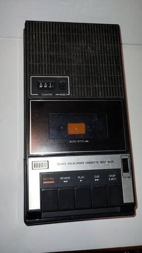 21651600 Sears Solid State Tape Recorder Mod 799 Wheels Donftt Turn Parts Only