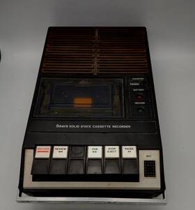 21680800 Sears Vintage Cassette Recorder Roebuck Co Japan Solid State #21676 Parts