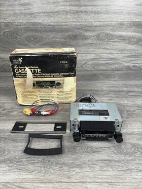 28.50016 Sears Vintage Dashmate Car Radio Hifi/auto Reverse Cassette Dolby 2850016 With Box