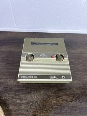 3402 Sears Vintage Dual Speed Tape Recorder. Model 3402. Powers On. Spins. Parts