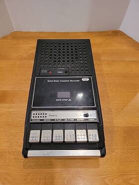564.215800600 Sears Vintage Solid St Cassette Recorder Player 564.21620600 Euc 5 New Batteries