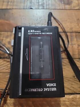 564.21695650 Sears Lxi Series Mini Cassette Recorder Voice Activated Model 564 Parts Only