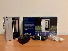 5721742 Sears Vintage Cassette Player Recorder With Box And Manual - Tested