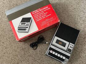 6121683 Sears Vintage Roebuck Co Cassette Player Recorder #61 21683 With Original Box