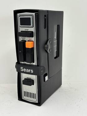 Sears 799.2072 Pristine Vintage Solid State Hand-held Cassette Recorder Works With Case #799