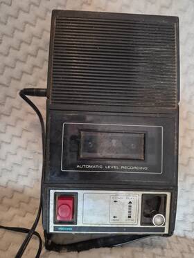 Sears 799.21650400 Vintage Solid State Cassette Recorder With Ac Power Cord And Condenser Mico