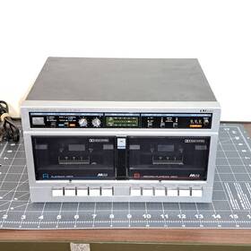9273 Sears Lxi Series Synchronized Dual Cassette Deck Mdl. Recording Not Tested