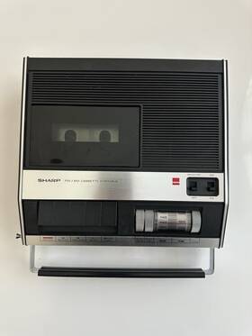 Rd-431u Sharp Vintage New 1972 Am/fm Radio Cassette Recorder