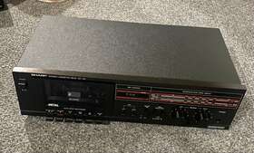 Rt-115 Sharp Bk Stereo Cassette Deck Model Tested And Working