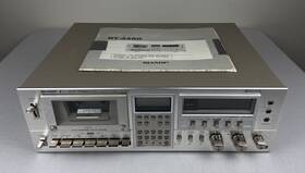 Rt-4488 Sharp Vtg Computer Controlled Stereo Cassette Deck Eatstape Madein Japan