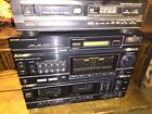 Sc-6800 Sharp Bk Stereo Receiver Dual Cassette Built In Eq Cd