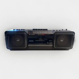 Wq-t282 Sharp Rare Vintage Continuous Play Stereo Radio Cassette Recorder