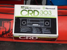Crd-303 Sherwood Cassette Deck Am/fm Stereo Vintage Car Nos