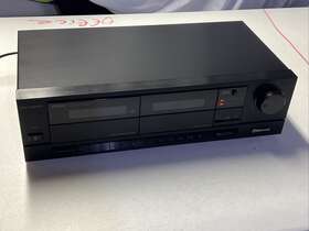 Dd-1032c Sherwood Dual Cassette Deck Player Vintage Powers On Read Description