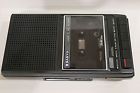 Slim1 Sanyo Cassette Recorder Tape Player Slim Dc Mic Phone Jack