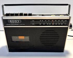 Cf-200 Sony Vintage Solid State Cassette-corder/ Fm-am No