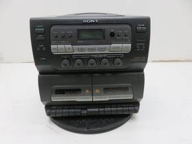 Cfd-575 Sony Cfd575 Cassette Cd Player Radio Boom Box - Decks Broken