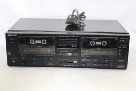 Dr-mv150bsony Sony Vintage Tc-w550 Dual Cassette Deck Player And Recorder Cosmetic Damage
