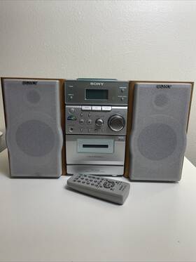 Hcd-ep707 Sony Vintage Cmt Ep505 Cd Player/cassette Micro Hi-fi Stereo System/speakers