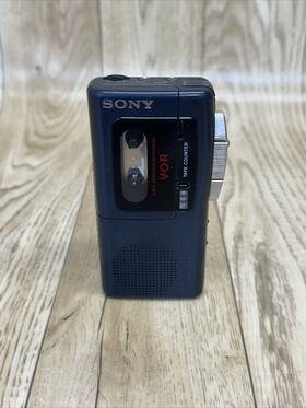 M-607v Sony Pressman Micro Cassette Voice Recorder Tape Counter Player Tested