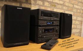 Mhc-1600 Sony Mini Hi-fi Component System With Remote Restored Fully Functional