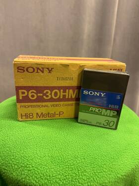 P6-30hmp Sony 10 Hi8 Promp Metal Tape Pro Video Cassette Brand New Sealed