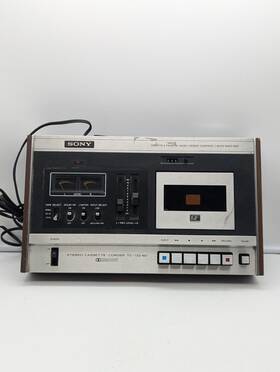 Tc-132sd Sony Vintage Stereo Cassette Corder Auto Shut Off Untested Parts/repair