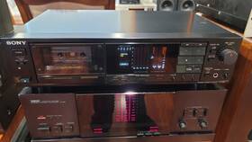 Tc-rx80 Sony Black Cassette Deck