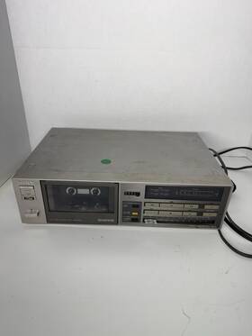 Tc-v30 Sony Stereo Cassette Recorder Deck For Parts - Turns On