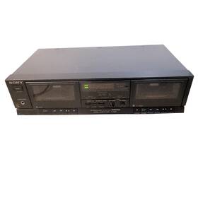 Tc-w300 Sony Stereo Cassette Tape Deck For Parts Or Repair