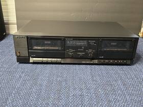 Tc-w311 Sony Stereo Dual Double Cassette Tape Deck Black Untested