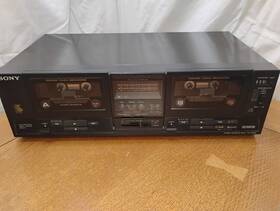 Tc-w455 Sony Stereo Cassette Tape Deck Model Vintage 1980s